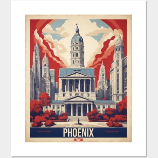 Phoenix USA Vintage Tourism Travel Posters and Art